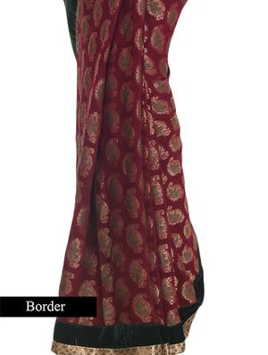 Brasso banarasi saree with blouse - 10003212 - Standard Image - 2