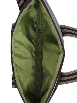 brown,grey polyester laptop bag - 10008109 - Standard Image - 3