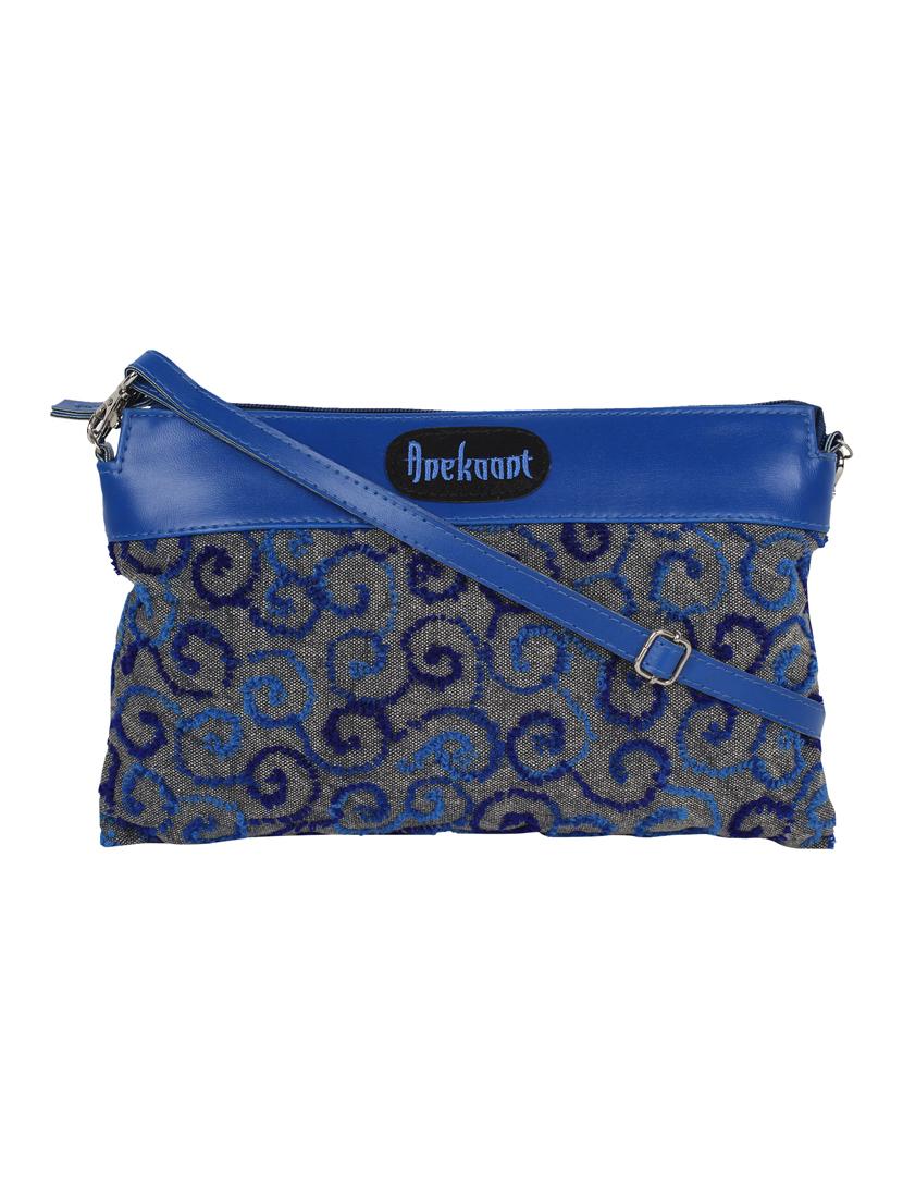 multi cotton embroidered sling bag - 10008112 - Zoom Image - 1