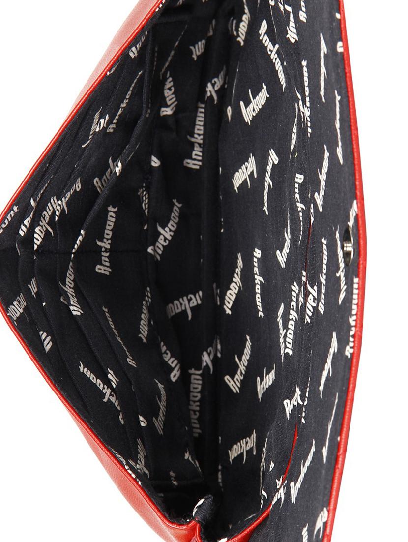 red leatherette quilted sling bag - 10008167 - Zoom Image - 3