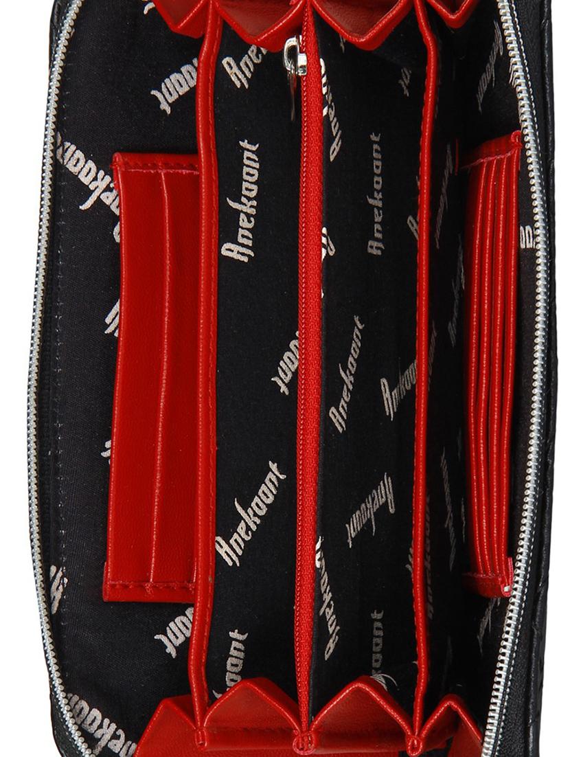 black leatherette wallets & card holder - 10008178 - Zoom Image - 3