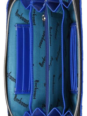blue leatherette wallets & card holder - 10008179 - Standard Image - 3