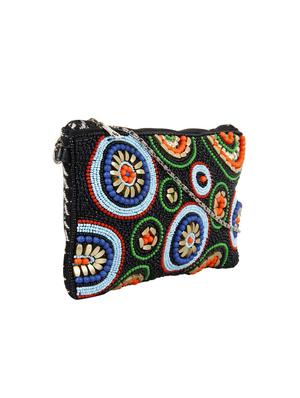multi-colored bead clutch - 10008183 - Standard Image - 5