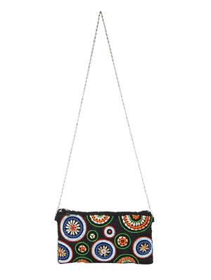 multi-colored bead clutch - 10008183 - Standard Image - 6