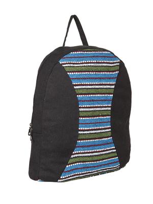 black canvas backpack - 10008185 - Standard Image - 5