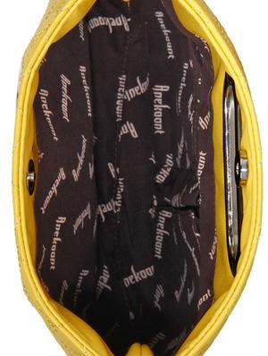 yellow quilted top handle bag - 10008207 - Standard Image - 3