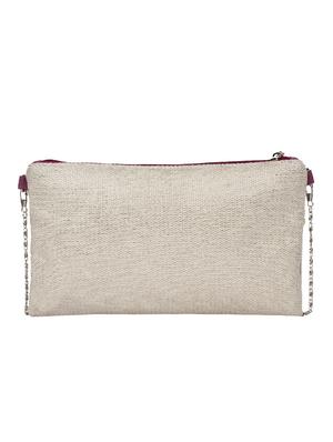 multi-colored sequin & bead clutch - 10008229 - Standard Image - 2