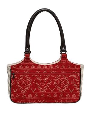 red corduroy handbag - 10008280 - Standard Image - 2