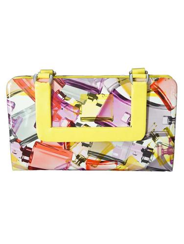 multicolor leatherette clutch - 10011492 - Very Small Image - 1