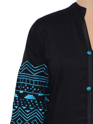 rayon worli art embroidered kurta - 1002123 - Standard Image - 4