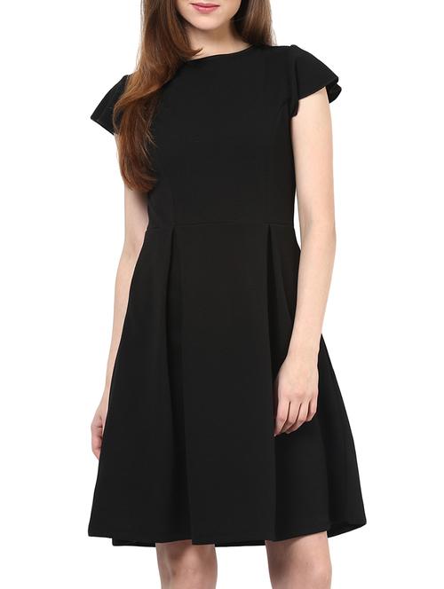 black polyester blend dress - 10023047 -  Standard Image - 0