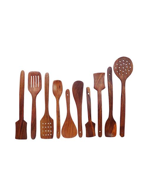 wooden spoon set of 10 pieces - 10032546 - Standard Image - 1