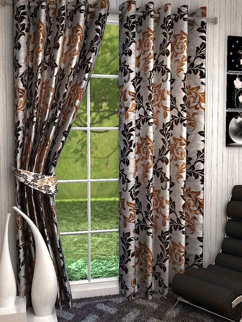 k decor beautiful polyester window curtain - 1 pc (wcn1-001) - 10033500 - Standard Image - 1