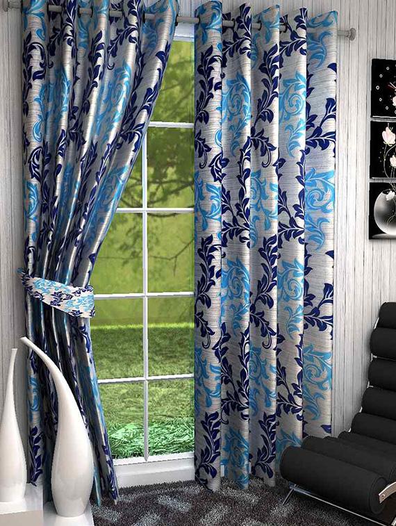 k decor beautiful polyester window curtain - 1 pc (wcn1-006) - 10033505 - Zoom Image - 1