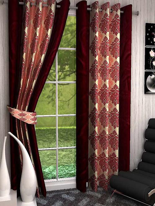 k decor beautiful polyester window curtain - 1 pc (wcn1-010) - 10033509 - Standard Image - 1