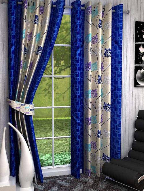 k decor beautiful polyester window curtain - 1 pc (wcn1-022) - 10033521 - Standard Image - 1
