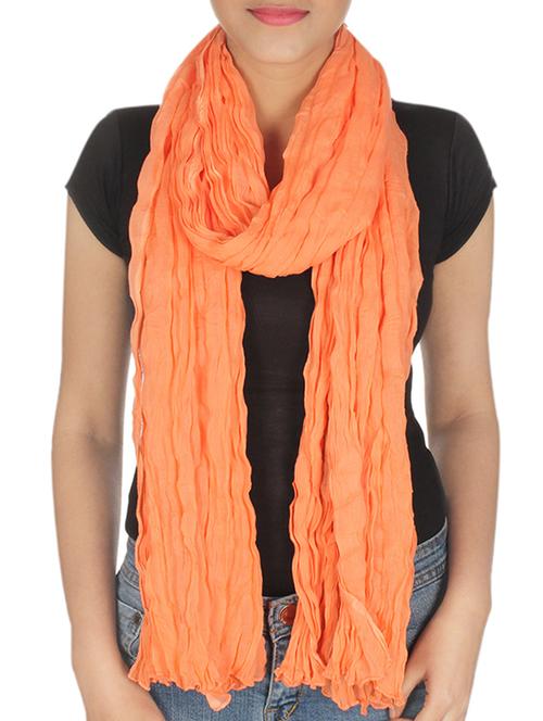 orange cotton scarf - 10038228 - Standard Image - 1