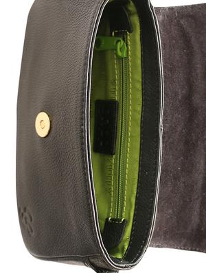 black croc print leather sling bag - 10048707 - Standard Image - 3