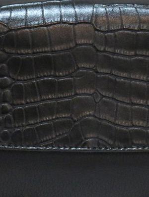 black croc print leather sling bag - 10048707 - Standard Image - 4