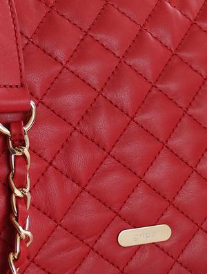 red quilted leather sling bag - 10048716 - Standard Image - 4