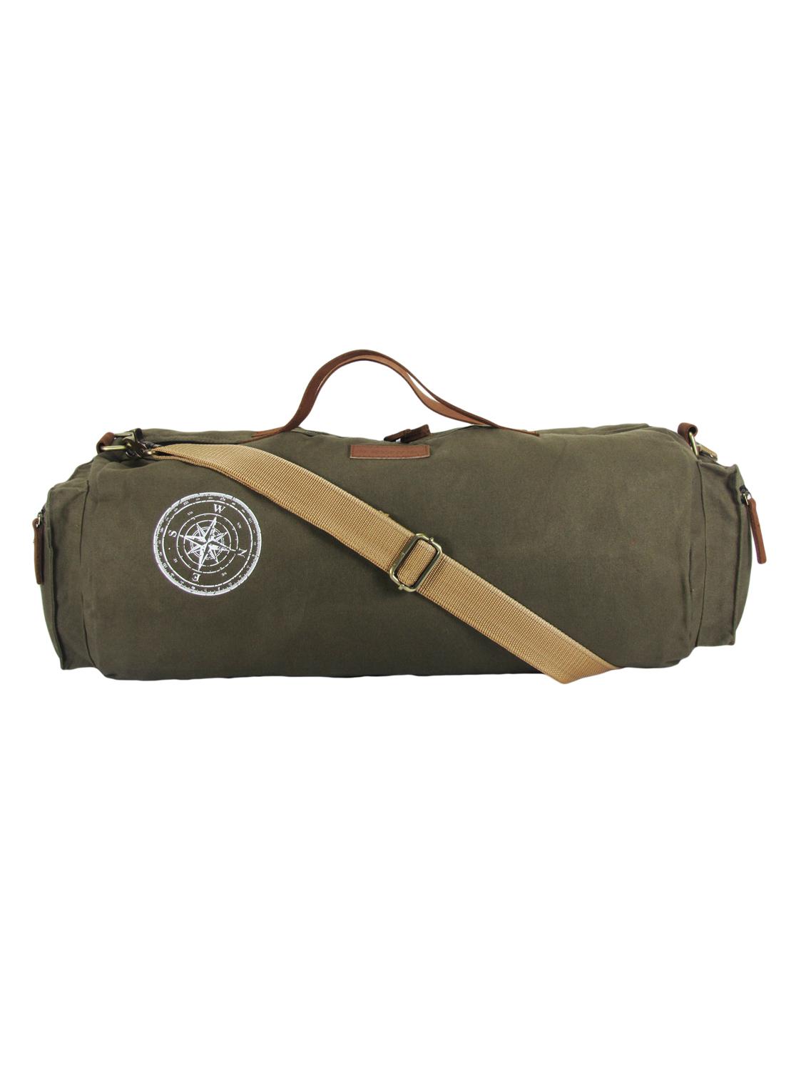 green canvas dufflebag - 10050721 - Zoom Image - 1