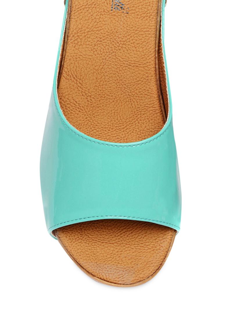 elegant mint green open-toed platform mules - 1005737 - Zoom Image - 4