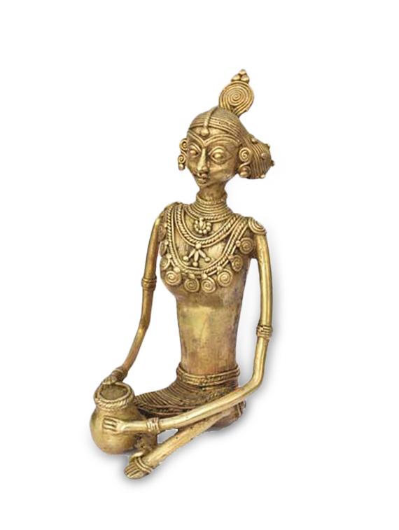 Tribal benign woman (11.2 cm X 21 cm X 10 cm ) - 10060828 - Zoom Image - 1