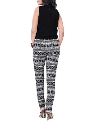 multi colored polyester full leg jumpsuit - 10062855 - Standard Image - 3