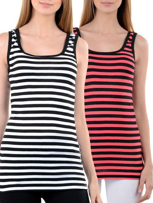 multicolored cotton top - 10071575 - Standard Image - 1