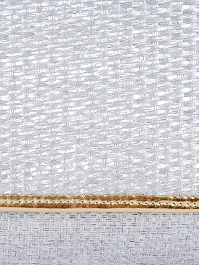 silver jute clutch - 10079540 - Zoom Image - 4