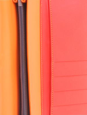 orange leatherette wallet - 1007995 - Standard Image - 3