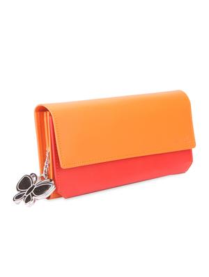 orange leatherette wallet - 1007995 - Standard Image - 5