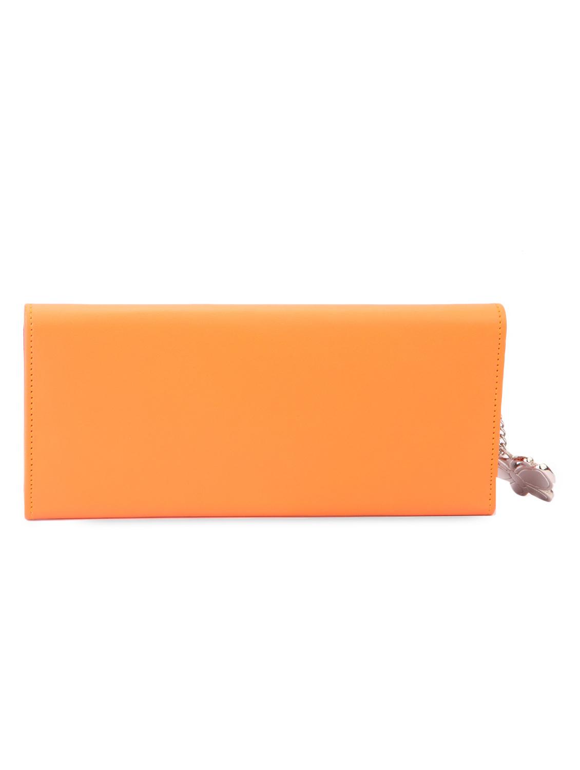 orange leatherette wallet - 1007995 - Zoom Image - 2