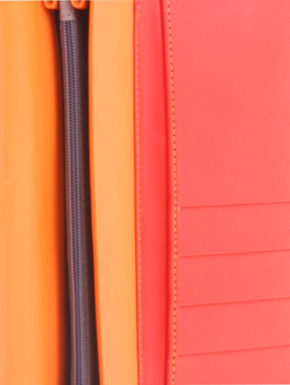 orange leatherette wallet - 1007995 - Zoom Image - 3