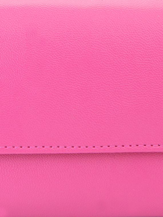 pink plain flap down wallet - 1008004 - Zoom Image - 4