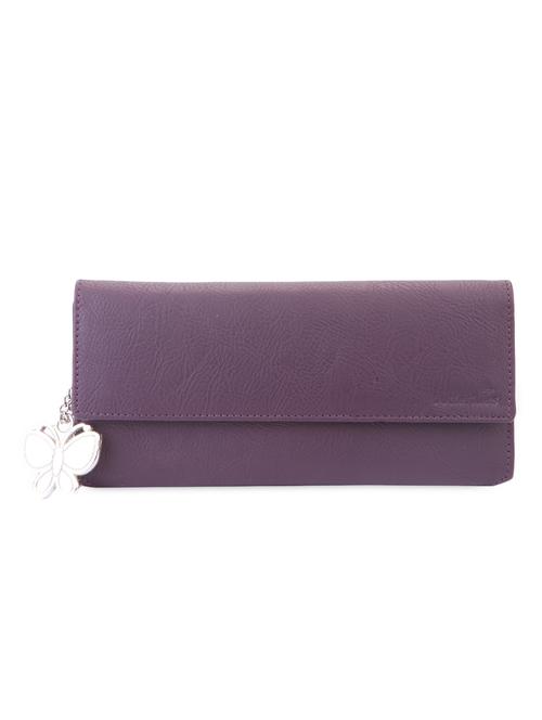 purple leatherette wallet - 1008006 - Standard Image - 1