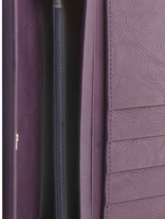 purple leatherette wallet - 1008006 - Zoom Image - 3