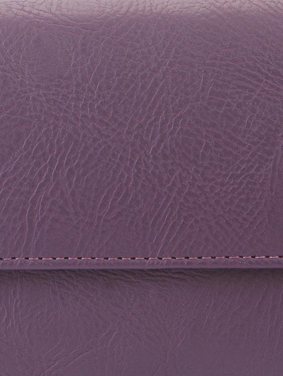 purple leatherette wallet - 1008006 - Zoom Image - 4