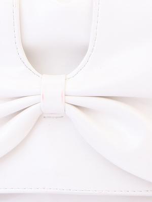 white bow leatherette wallet - 1008024 - Standard Image - 4