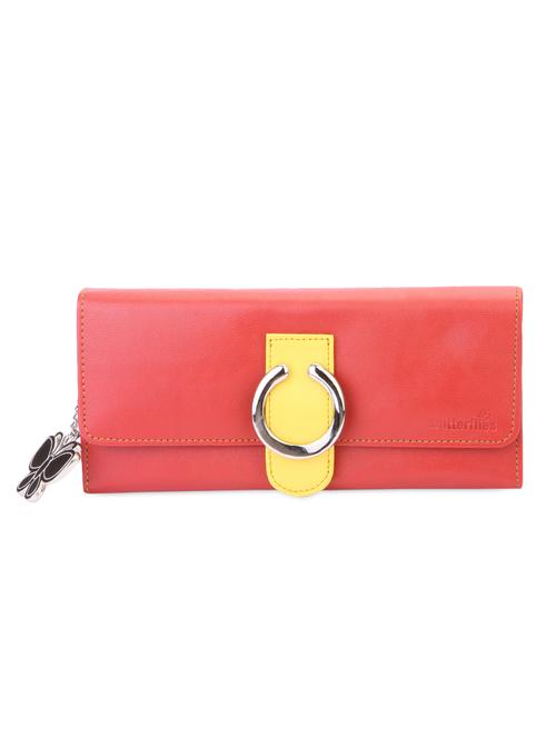 red & yellow flap down wallet - 1008044 - Standard Image - 1