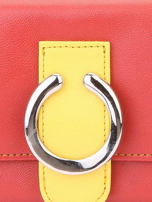 red & yellow flap down wallet - 1008044 - Standard Image - 4