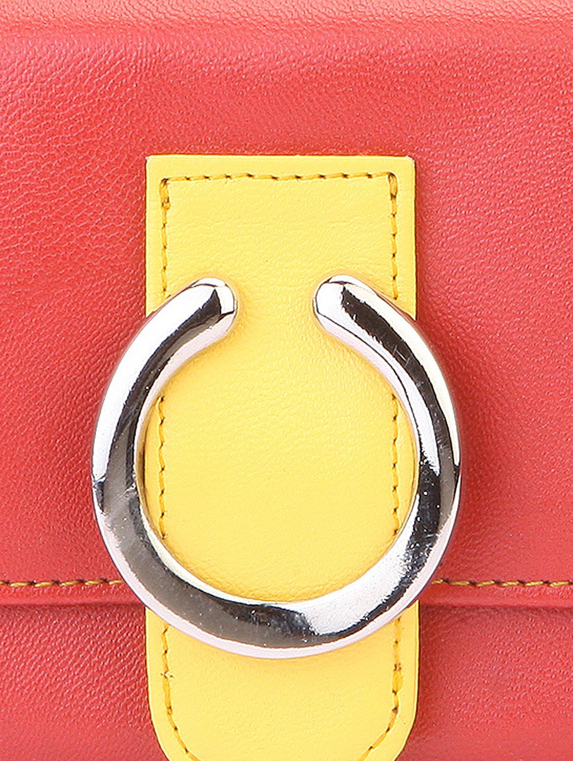 red & yellow flap down wallet - 1008044 - Zoom Image - 4