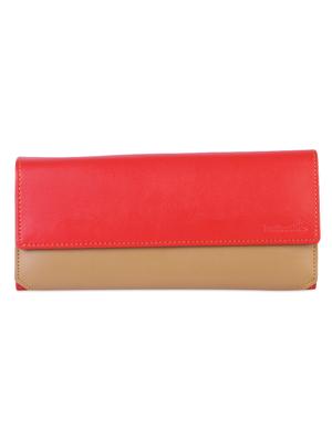 red & beige color block wallet set (set of 2) - 1008084 - Standard Image - 6