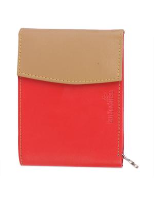 red & beige color block wallet set (set of 2) - 1008084 - Standard Image - 7