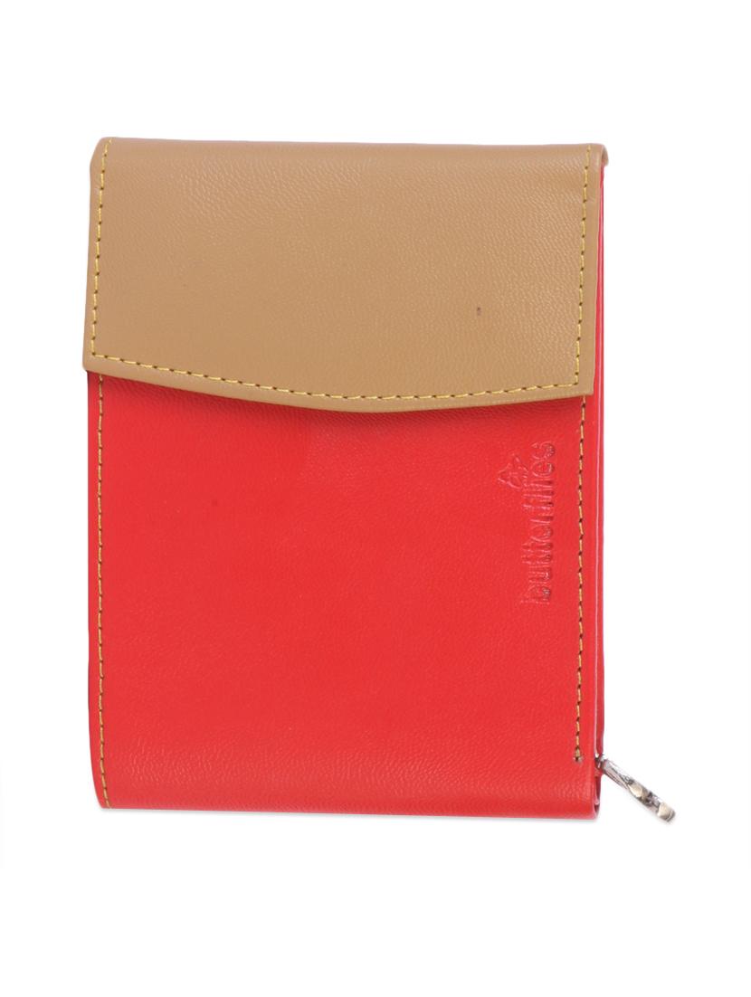 red & beige color block wallet set (set of 2) - 1008084 - Zoom Image - 7