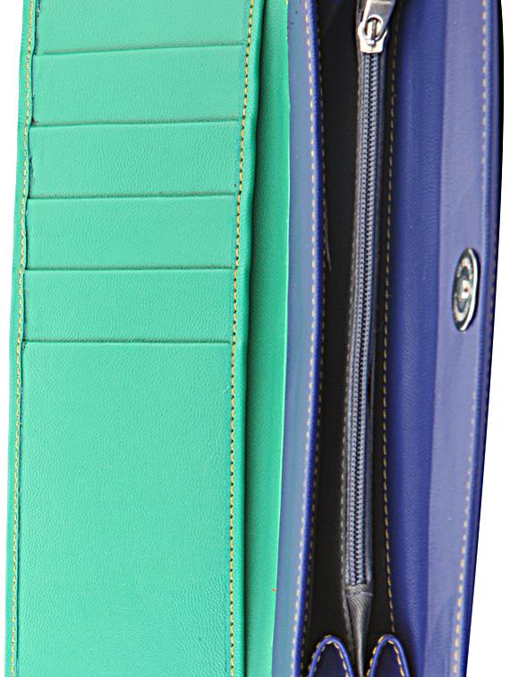 blue & light green color block wallet set (set of 2) - 1008086 - Zoom Image - 3