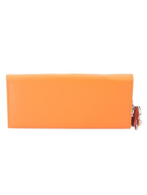 orange pink combo leatherette wallet - 1008087 - Standard Image - 2