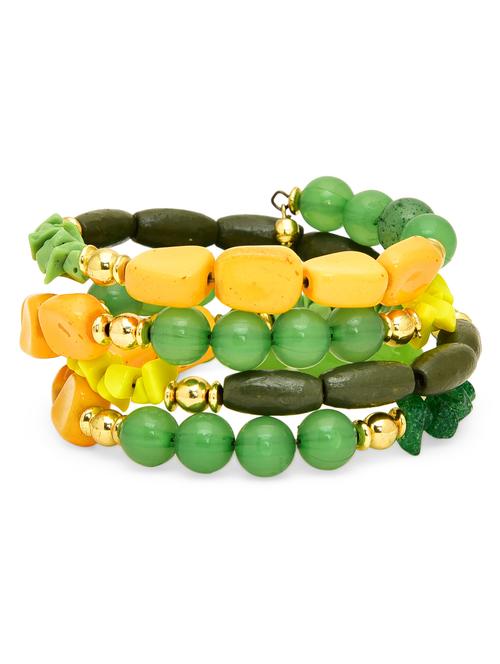 wrap bead bracelet - 10110174 - Very Small Image - 1