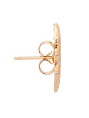 gold metal drop earrings - 10119258 - Standard Image - 2