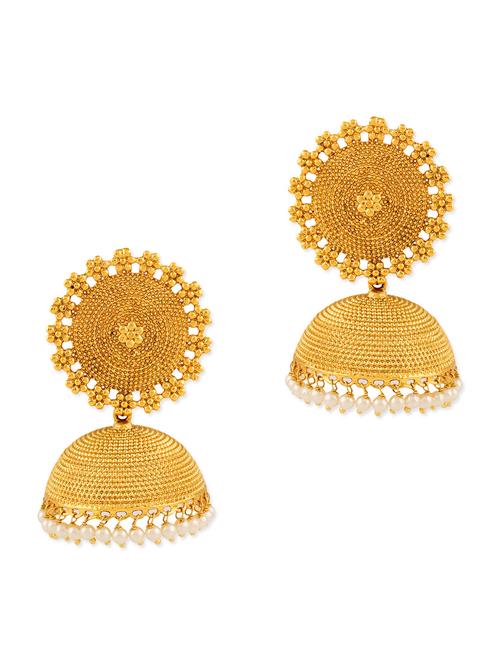 gold copper earring - 10119520 - Standard Image - 1
